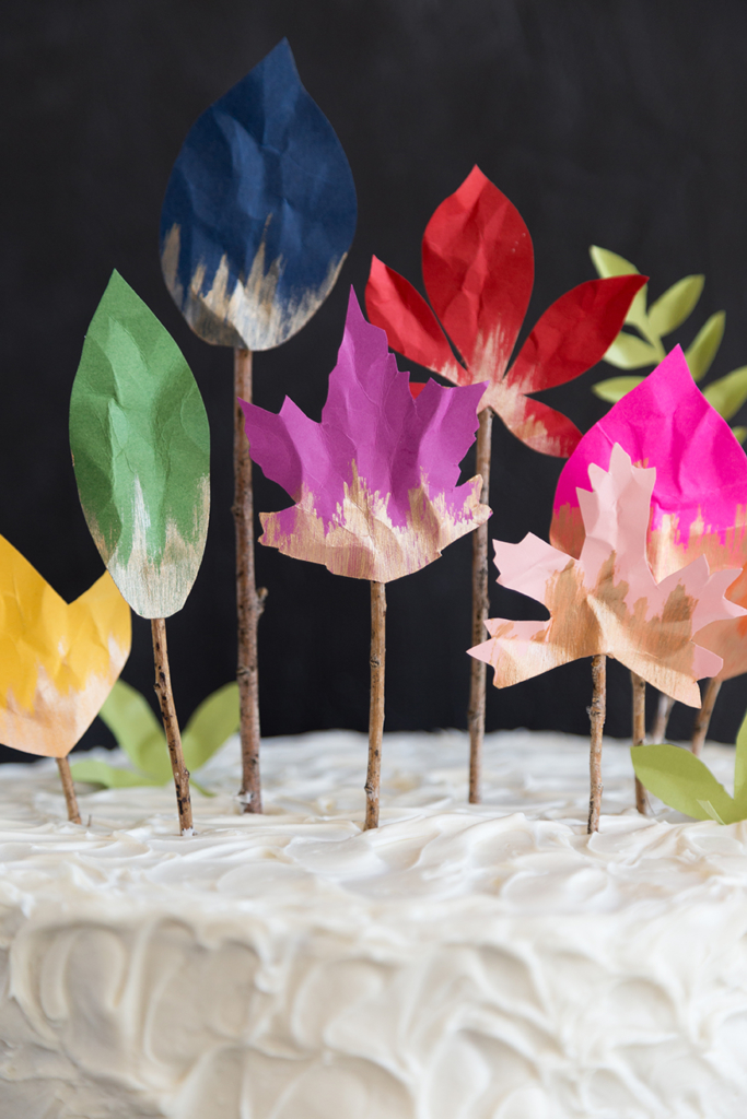 DIY Fall Cake Topper