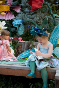 diy paper mache flower fairy costume wings