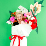 DIY paper bouquet of flower costumes