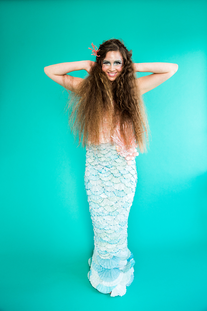 DIY mermaid costume