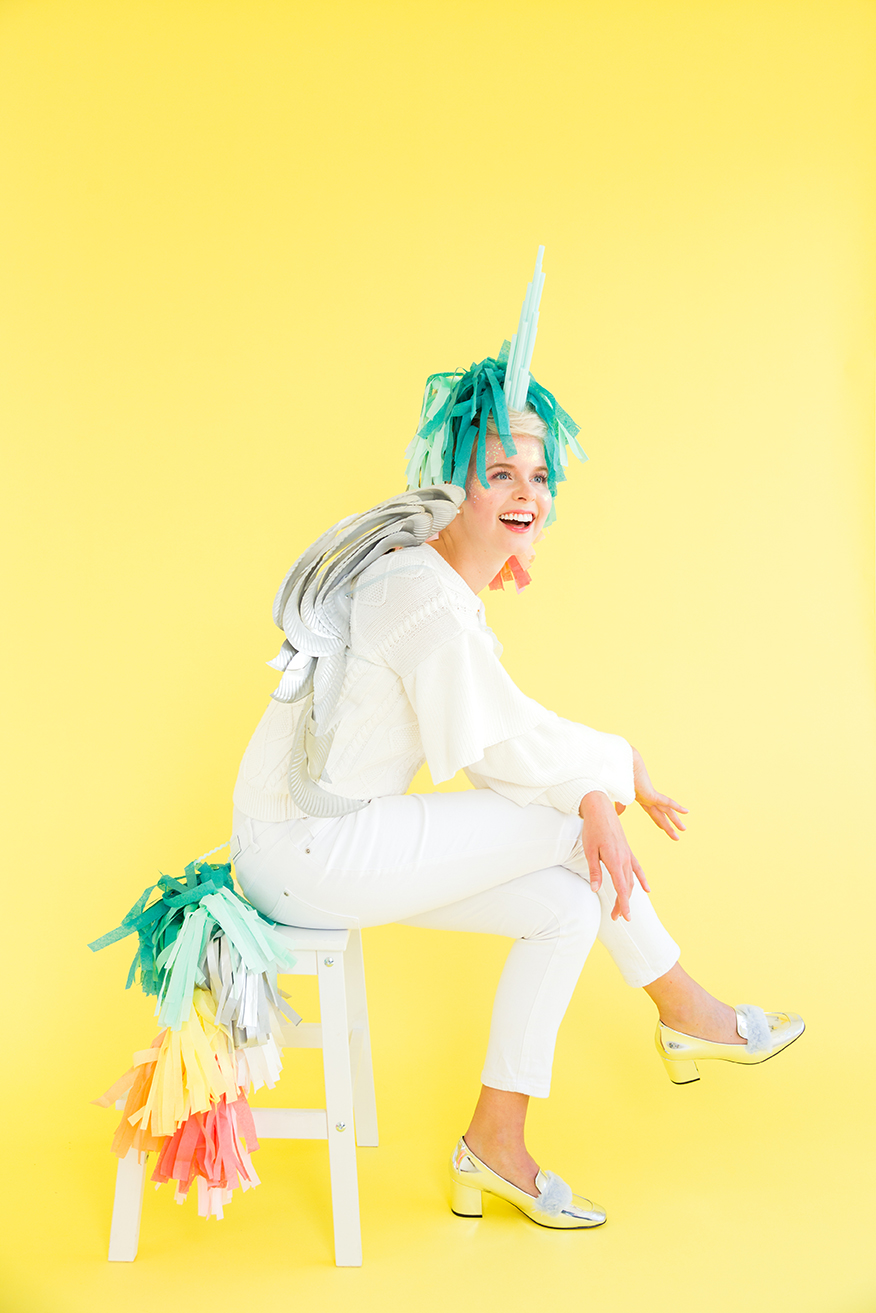 DIY unicorn costume 