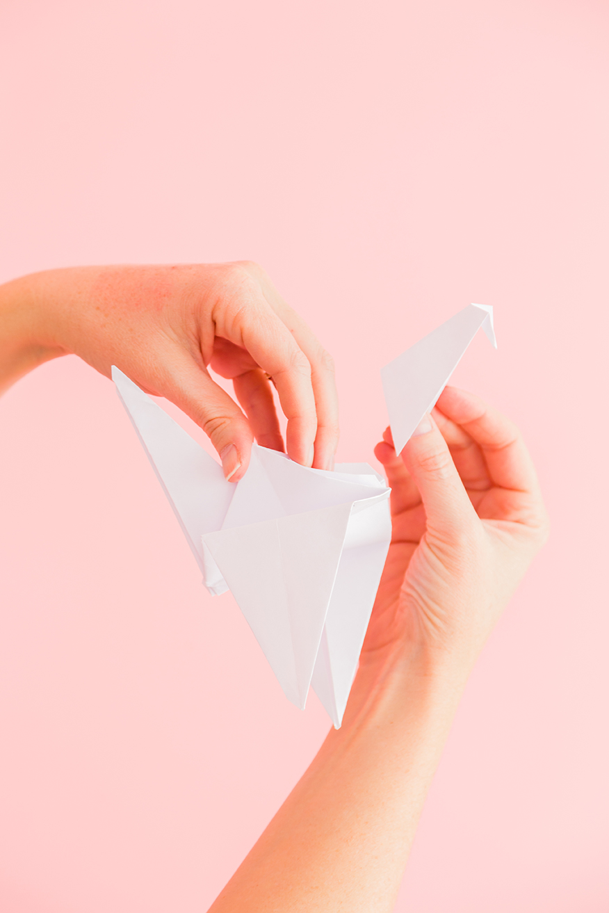 origami paper cranes