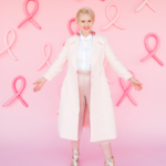 DIY Breast cancer awareness balloon backdrop