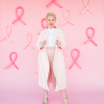 DIY Breast cancer awareness balloon backdrop