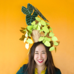 Plant hat costume
