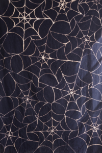 Spiderweb tablecloth DIY