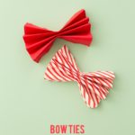 How to fold a bow tie with a napkin