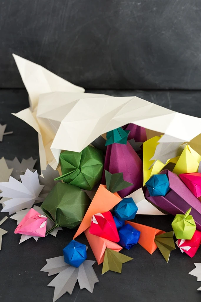 DIY Origami Cornucopia - The House That Lars Built