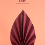 How to fold a leaf with a napkin