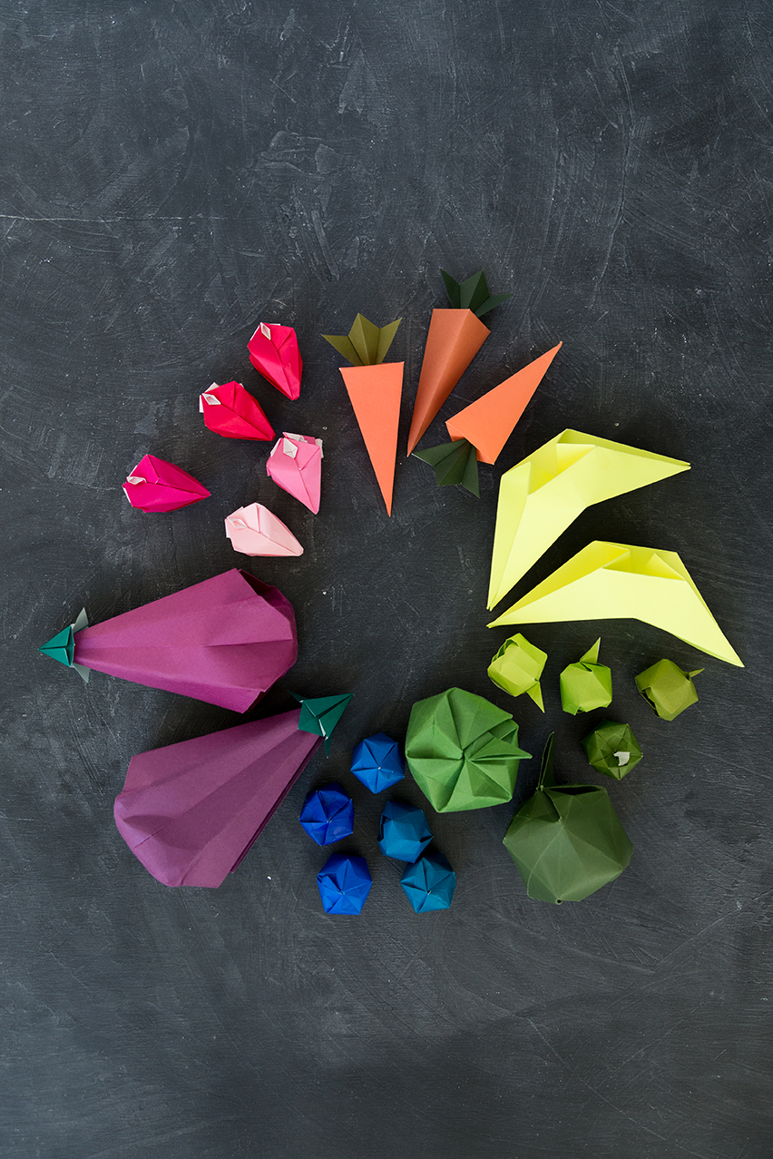 origami-fruits-color-wheel
