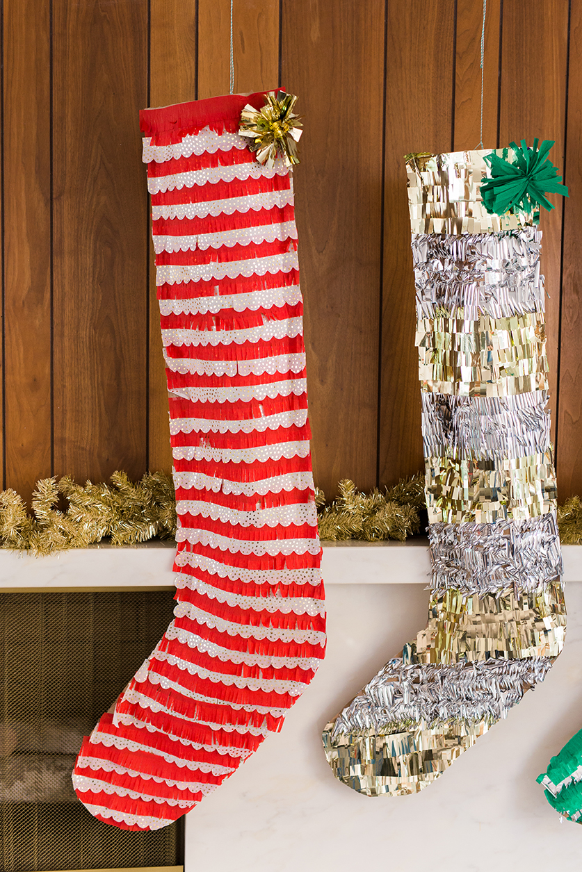 Oversized paper stockings 