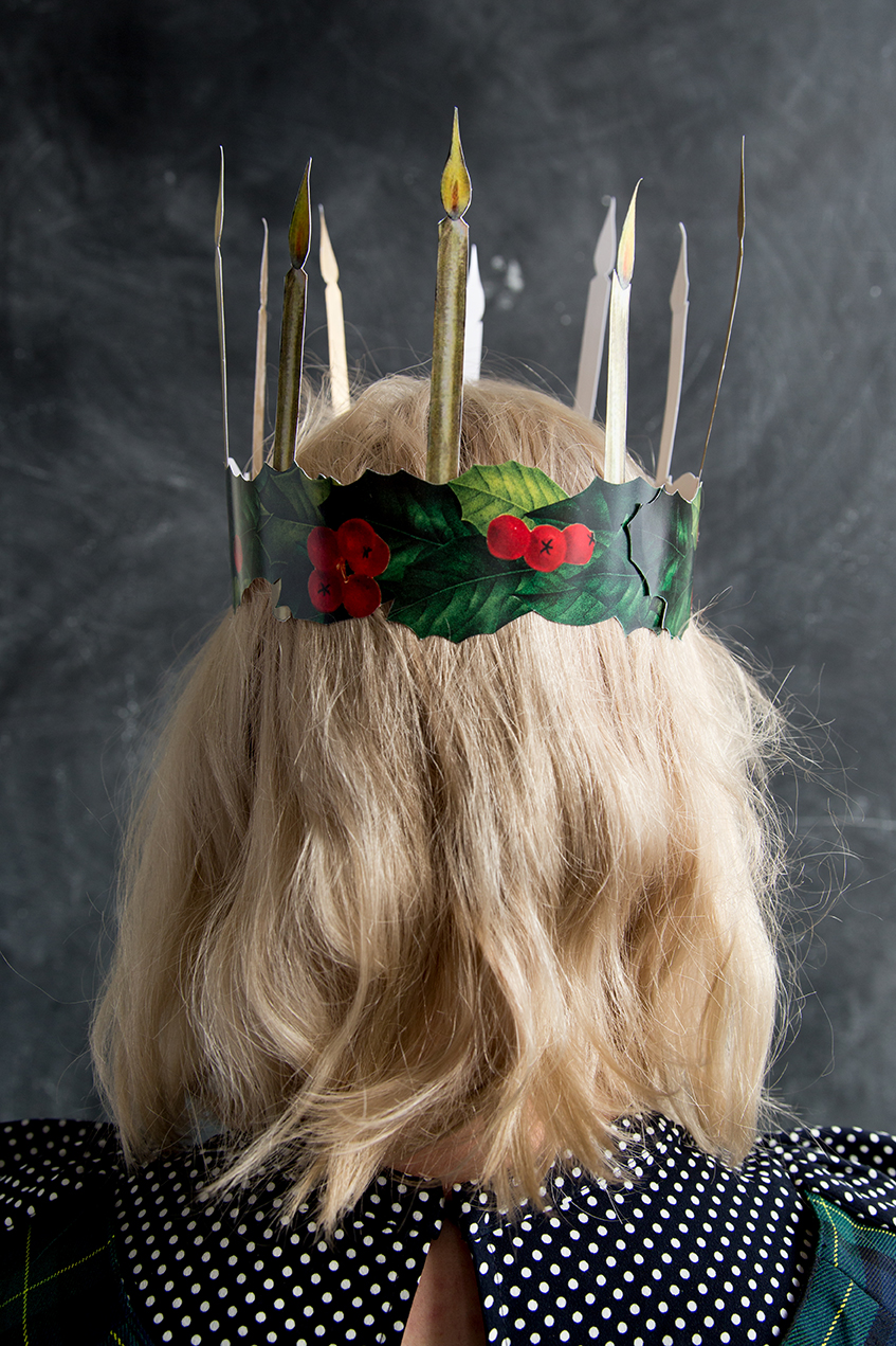 Printable St. Lucia crown