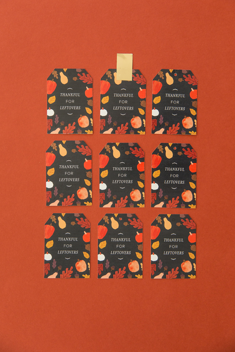 Printable leftovers tags - The House That Lars Built