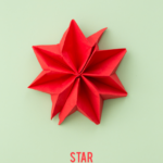 How to fold a star with a napkin