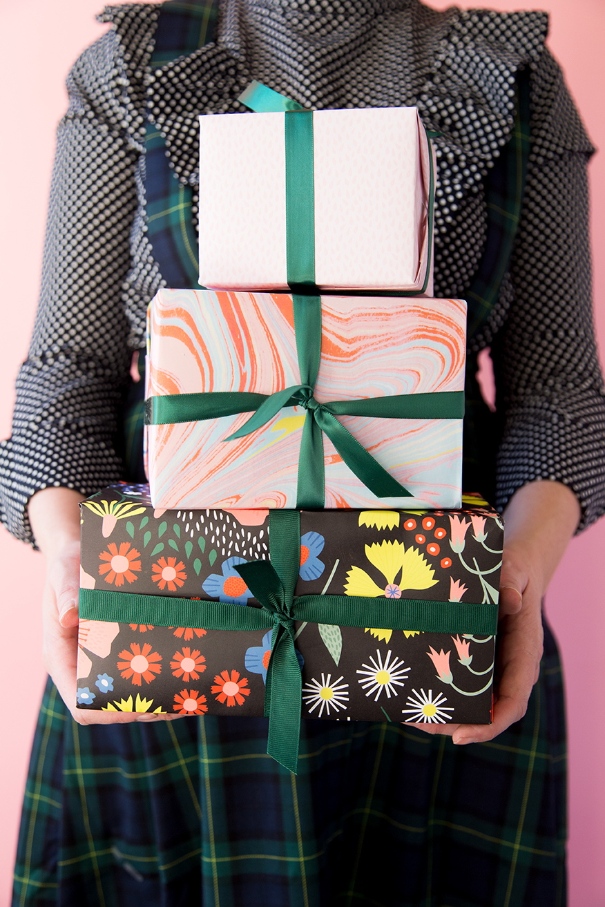 The House That Lars Built wrapping papers for Alexis Mattox Design