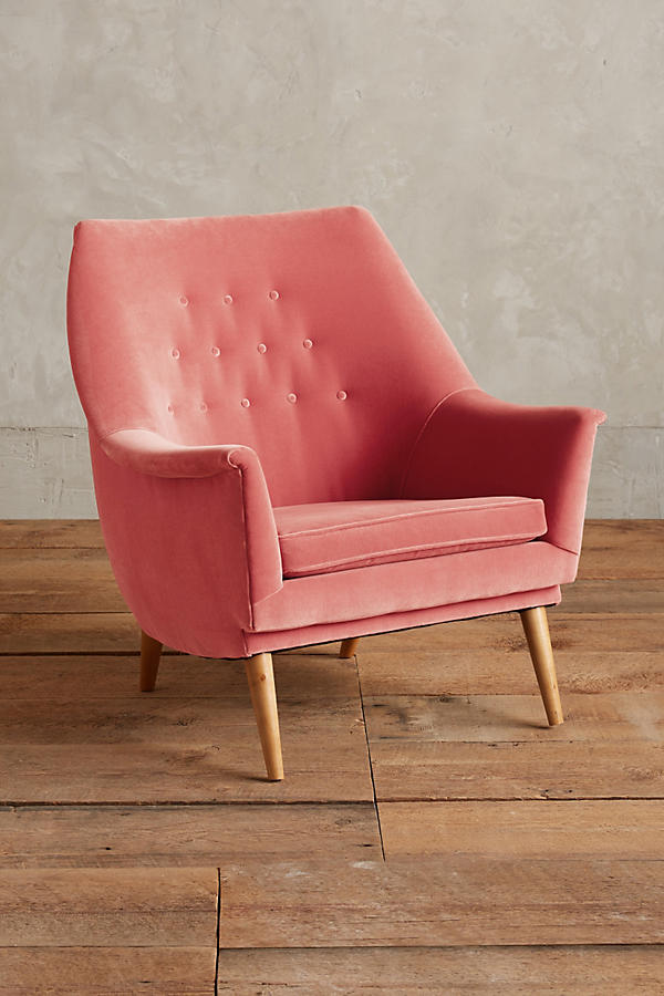 Velvet Anthropology Chair