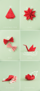 Guide to Christmas napkin folding