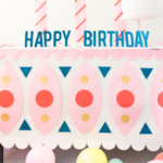 Birthday Cake Paper Tablecloth