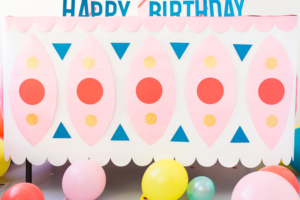 Birthday Cake Paper Tablecloth