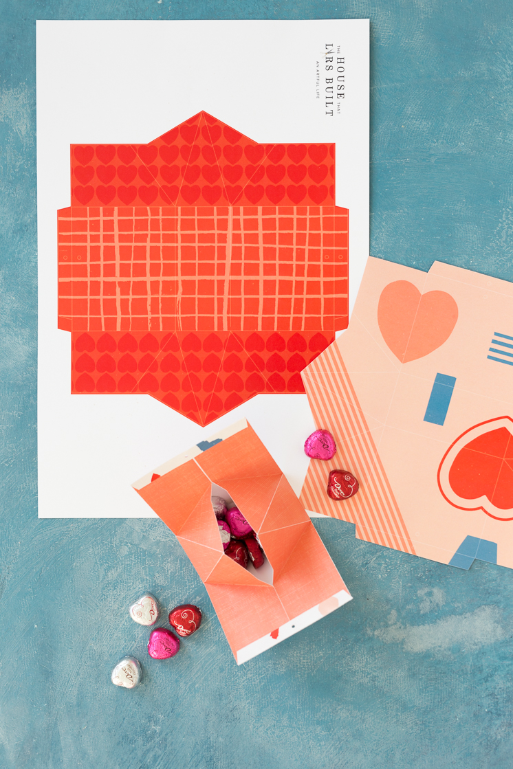 Dove Valentine's Day printable Chocolate Boxes