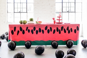 Paper Watermelon tablecloth