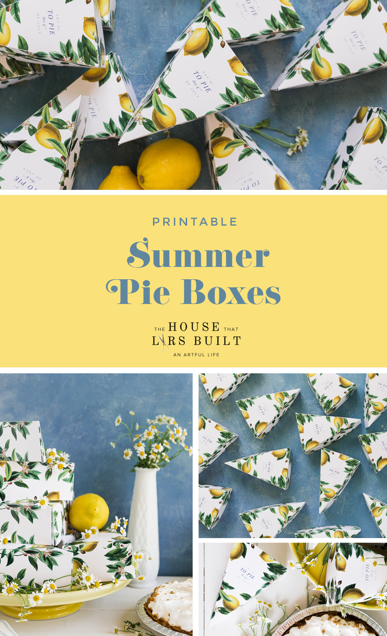 Leftover summer pie box