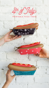 Printable Hot Dog Trays - The House That Lars Built