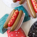 Printable hot dog trays