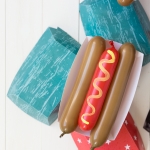 Printable Hot Dog Trays