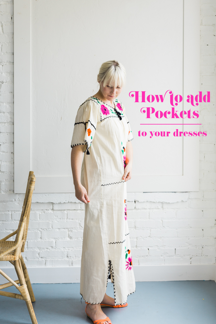 How to add pockets to your dress