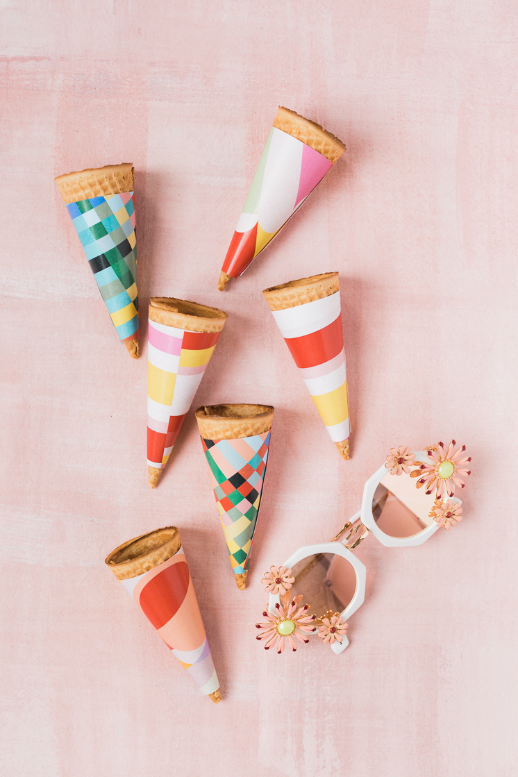 Download Printable Ice cream cone wrappers - The House That Lars Built