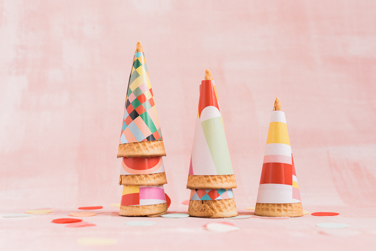Printable Ice cream cone wrappers