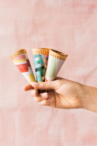 Printable Ice cream cone wrappers