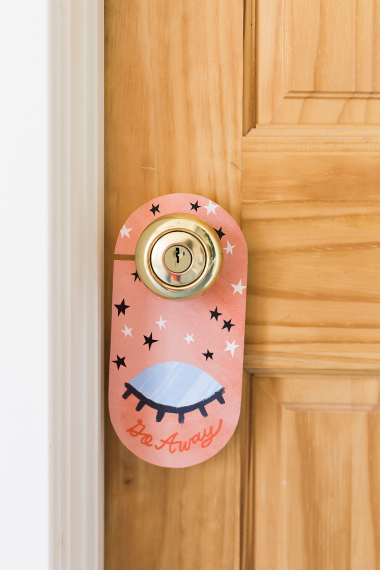 New Knobs And Printable Door Hanger The House That Lars Built