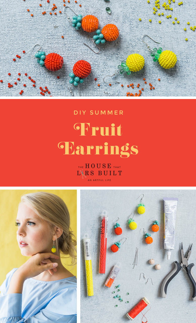 DIY Fruit Earrings