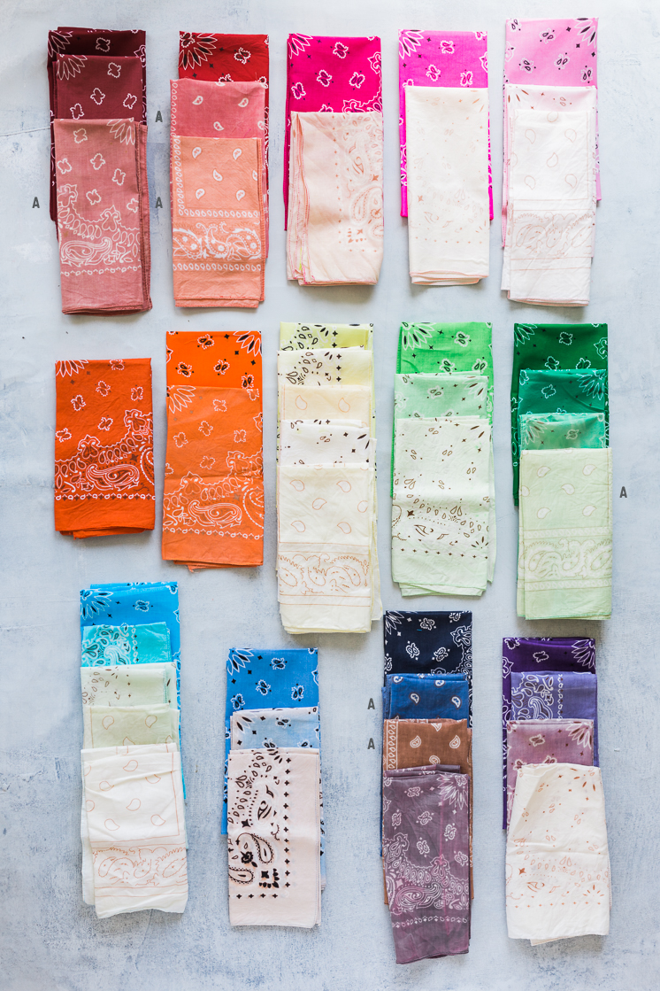 DIY Dyed Handkerchief