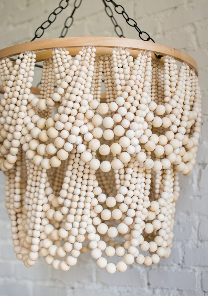 DIY Beaded Chandelier - The House That Lars Built