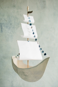 DIY paper ship with free templates