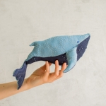 DIY stuffed whale with free templates