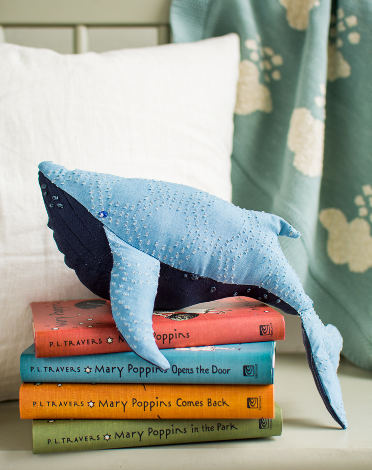 Use these templates to create this DIY stuffed whale 