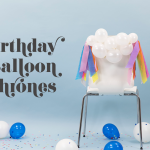 Make a birthday balloon garland