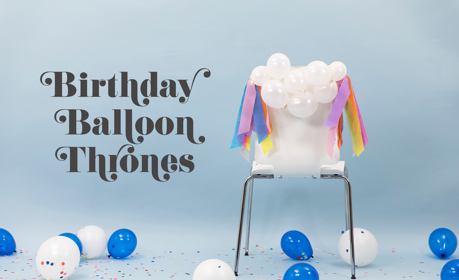 Make a birthday balloon garland 