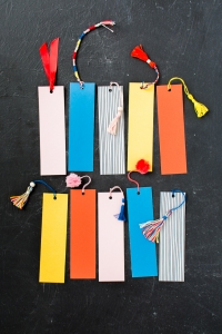 4 techniques for making tassels and poms for bookmarks