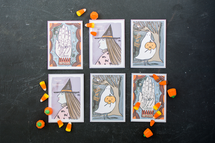 3 Ways to Use Printable Halloween Cards
