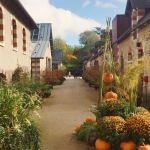 fall decorations at Chateu Chaumont