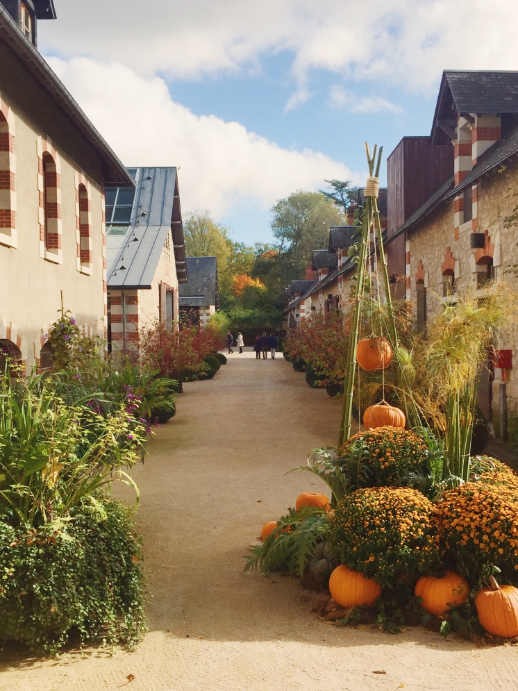 fall decorations at Chateu Chaumont