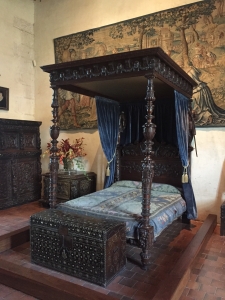 Catherine de Medici's bedroom at Chateau Chaumont