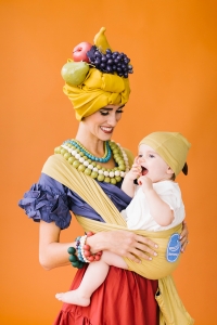Chiquita and banana mommy and baby costume