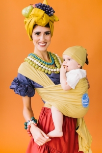 Chiquita and banana mommy and baby costume