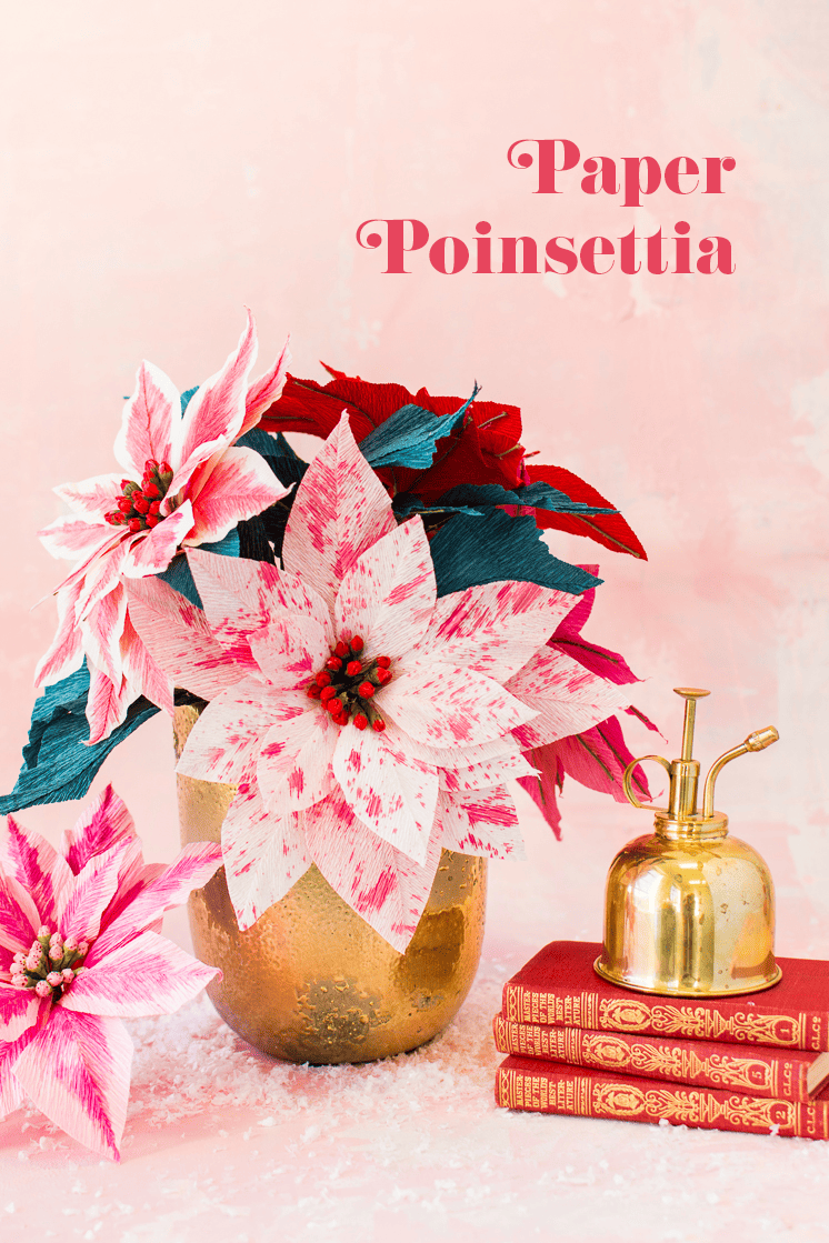 Paper Poinsettia Flower